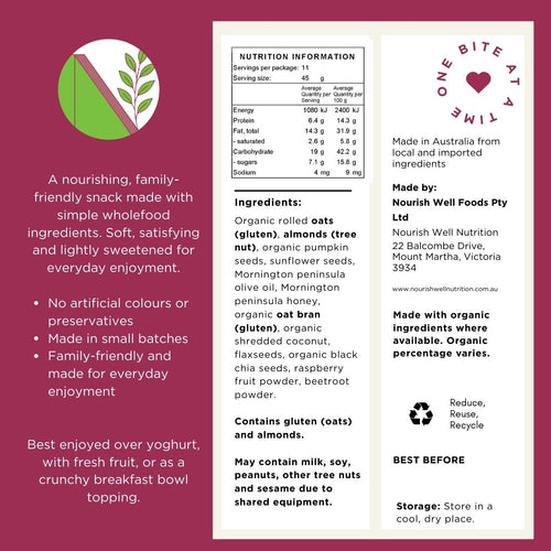 Beet Berry Crunch Granola